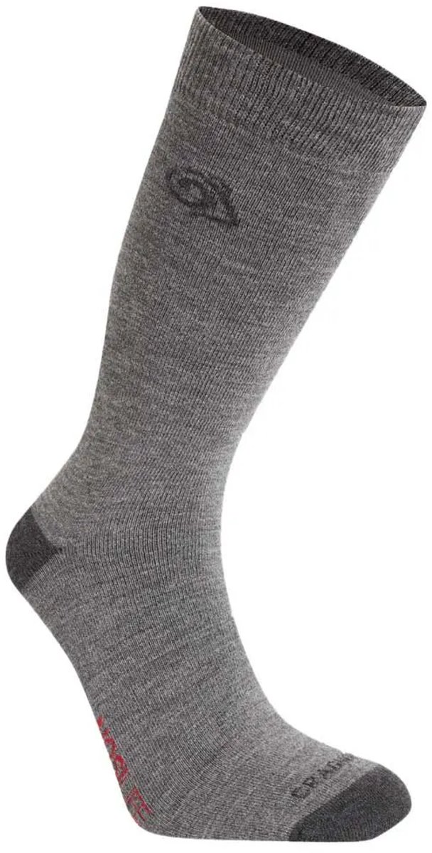 Craghoppers Nosilife Wool Half Lange Sokken Grijs