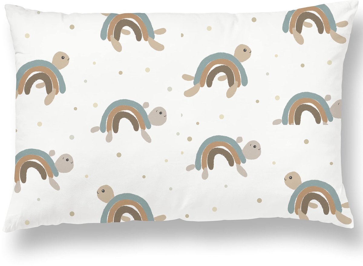 SnelShoppen - Baby Kussen 33x45 cm Met Kussensloop - Oeko-Tex Cotton Kinderkussen Voor Middagsdutjes - Ideaal Voor Kinderdagverblijf en Thuis