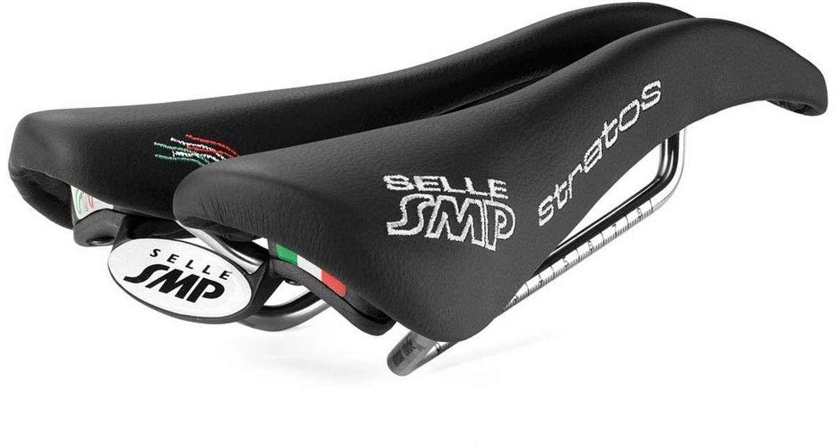 SnelShoppen - Zadel voor heren, zwart, comfortabel 28 x 15 x 8 cm, fietszadel, sportfiets, stadsfiets, duurzaam, ergonomisch, ideaal voor lange ritten