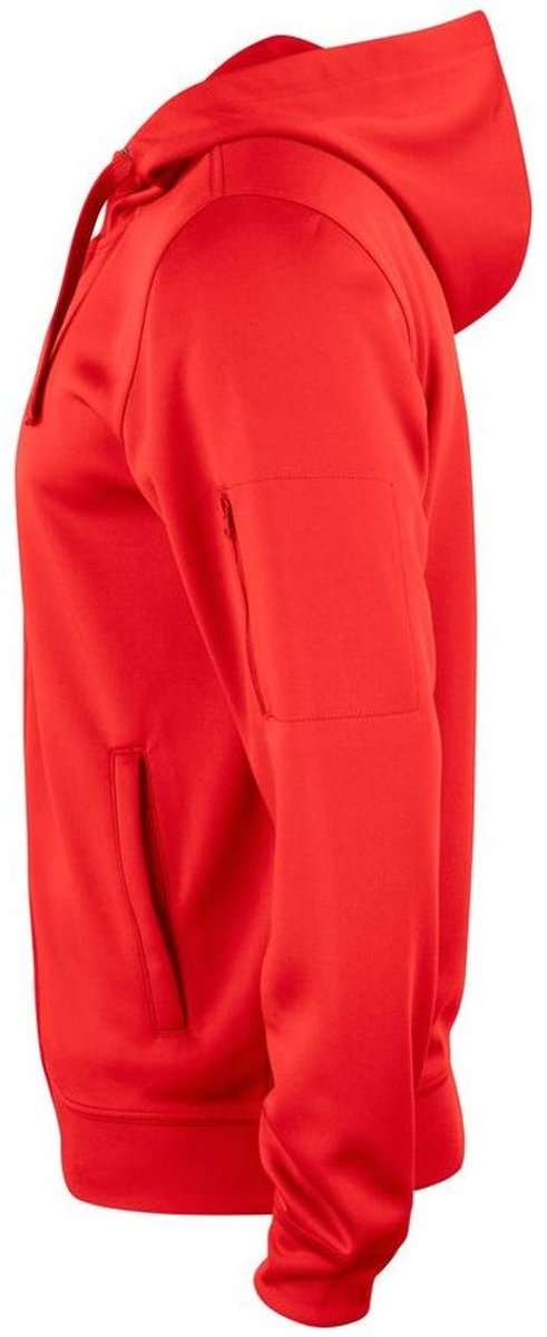Clique Basic Active Hoody Full Zip 021014 - Rood - XS