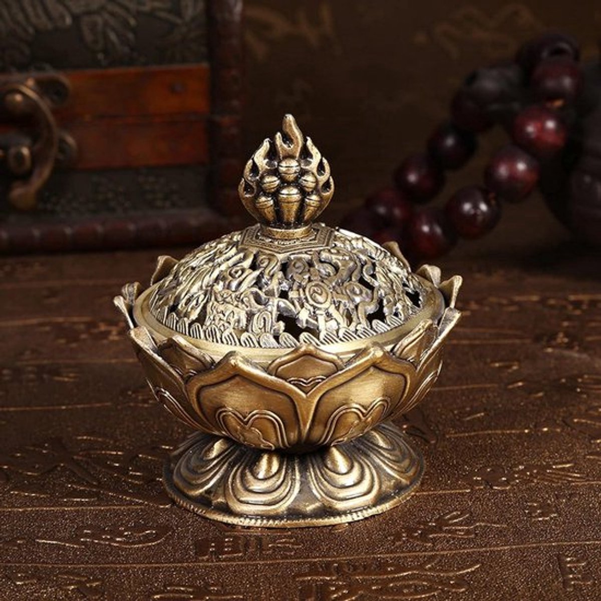 Vintage Retro Wierookhouder Aromabrander voor Thuis - Uniek Design Decoratie - Ontspanning en Sfeercreatie