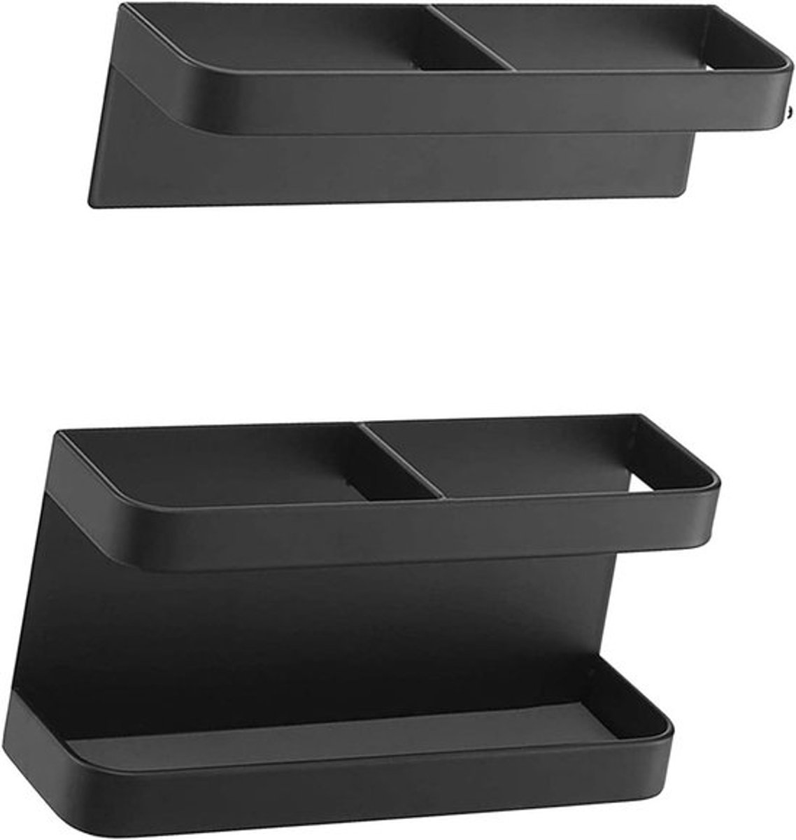 Magnetische Paraplu Houder met Hoogteverstelling en Muurbevestiging voor Hotels en Ingangen - Zwart