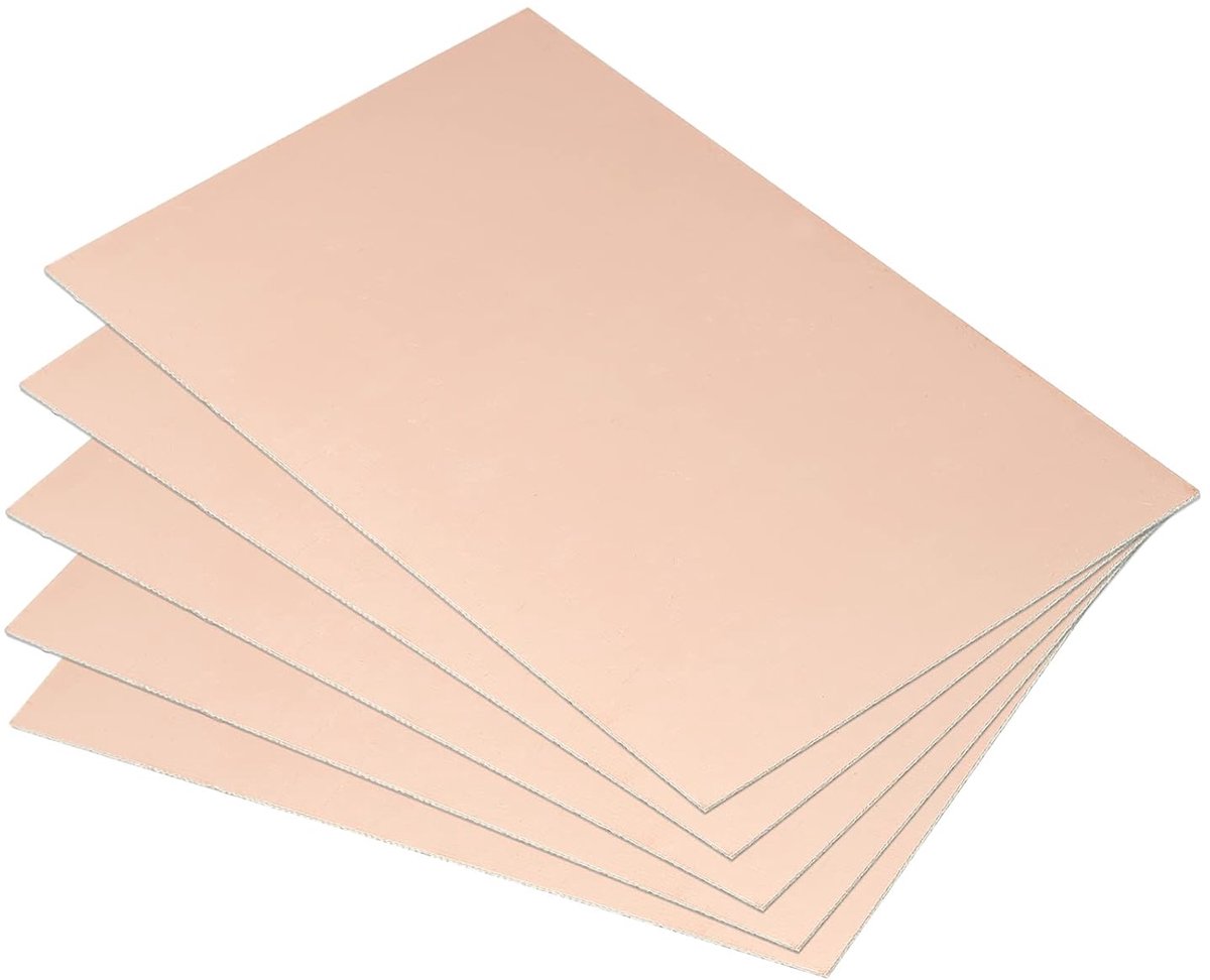 FR4 Dubbelzijdig Beklede Koper, 5 Pak 150 x 100 x 1.2mm PCB Gelamineerde Kringsraad