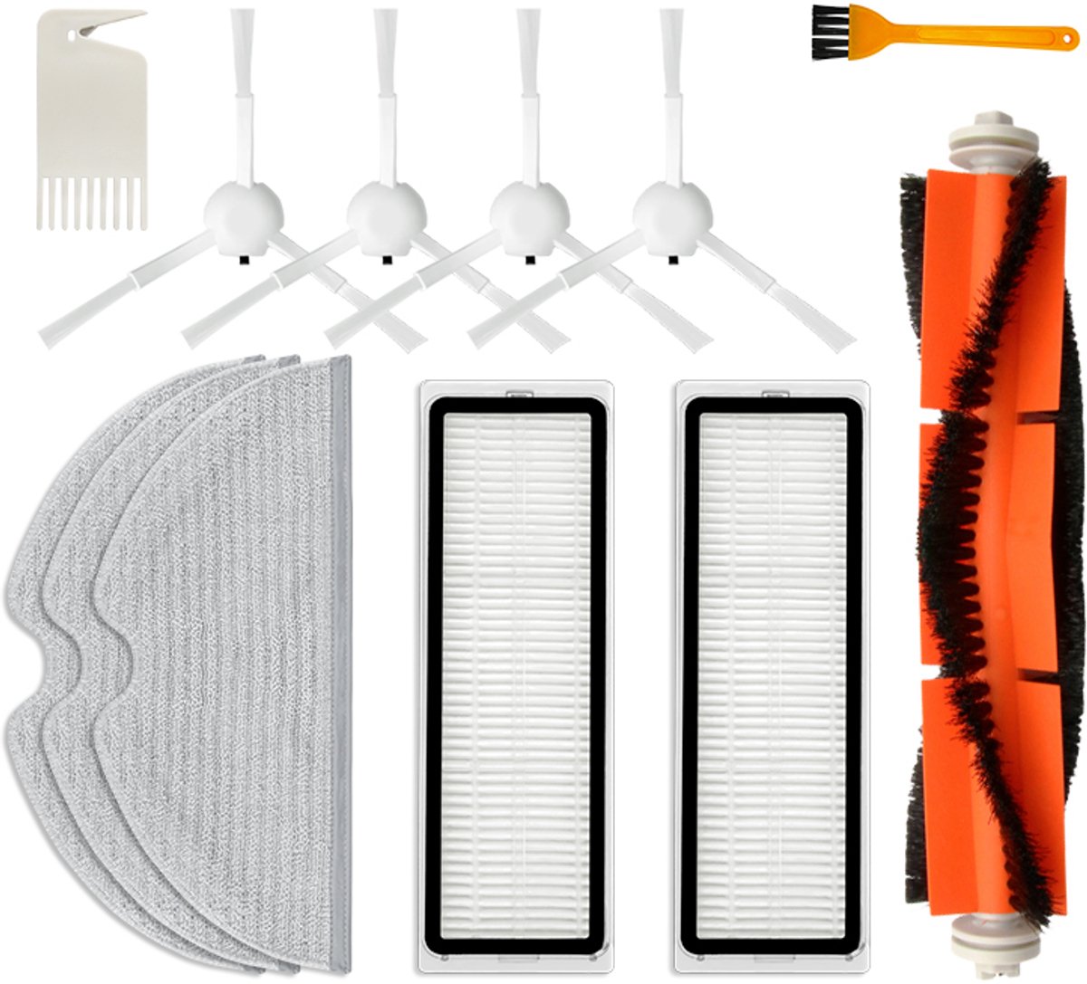 Accessoires borstels filter 12 onderdelen