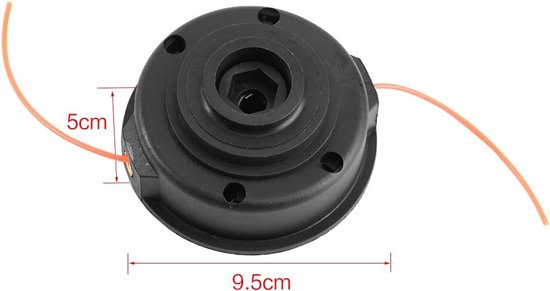 Grasborstelmaaier Snarenset Strimmer Spoel Vervangingskop Compatibel met Homelite ST155 ST165 ST175 ST285 — afbeelding 2