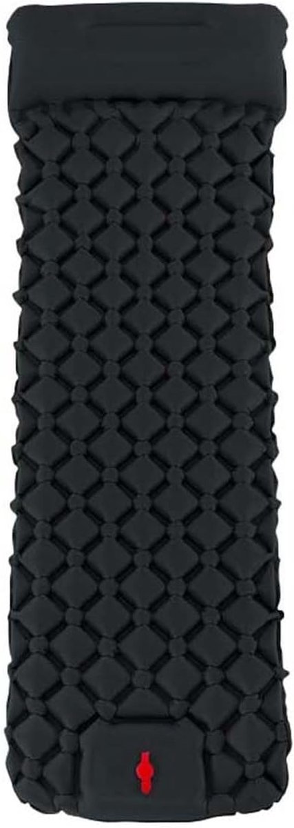 Kampeerluchtbed - Slaapmat Kamperen - Comfortabel Slapen - Zelfopblaasbaar met voetpomp - 10 x 10 x 10 mm - Zwart
