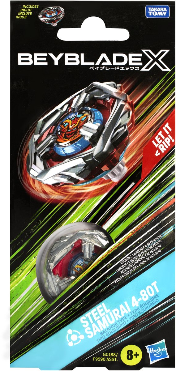 Beyblade X Steel Samurai 4-80T - Booster Pack - Tol