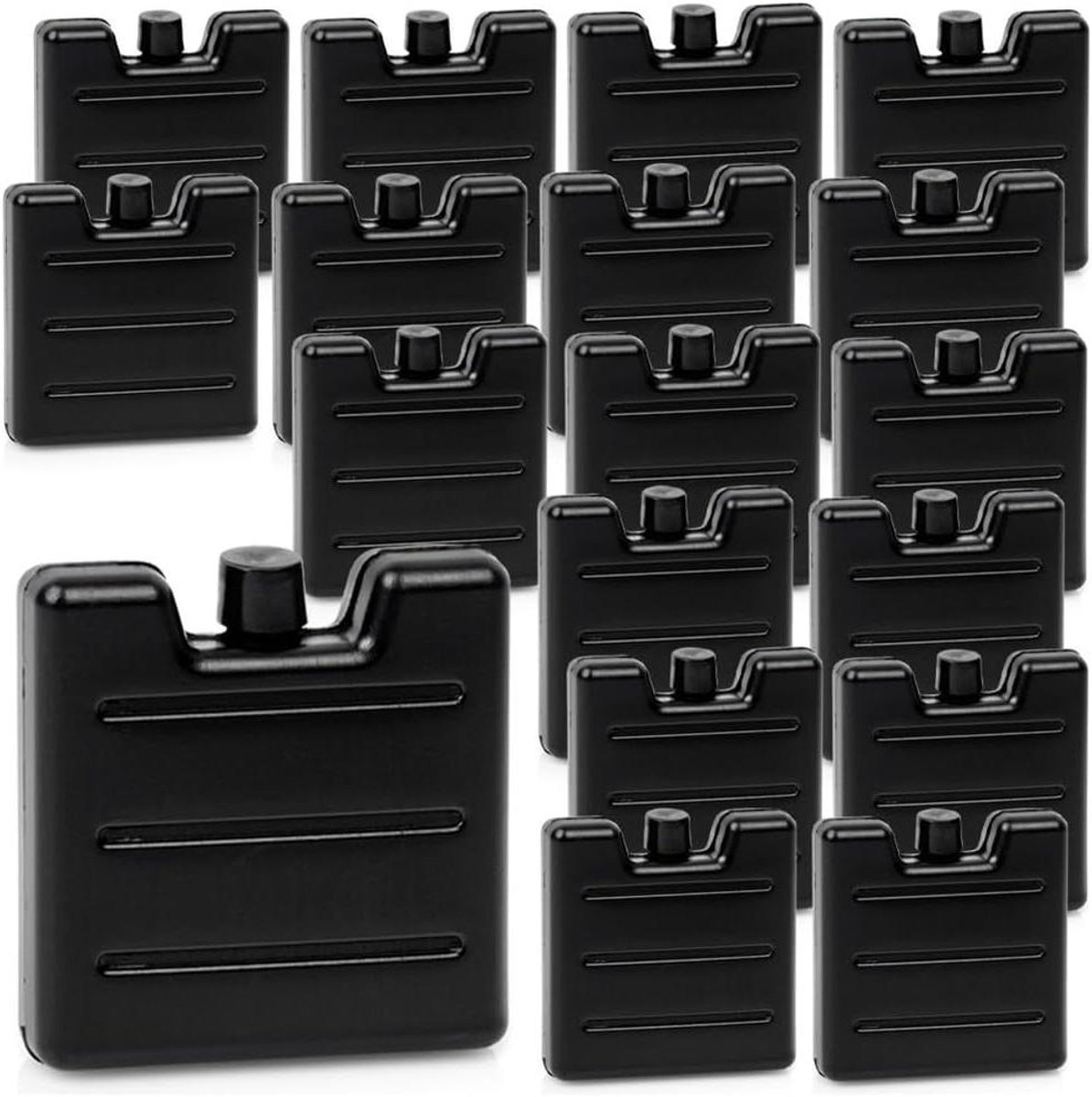 Koelaccu Set - Koelelementen Klein - Koelbox Vullen - Grote Set 18 Stuks - 70 ml Per Stuk - Blauw