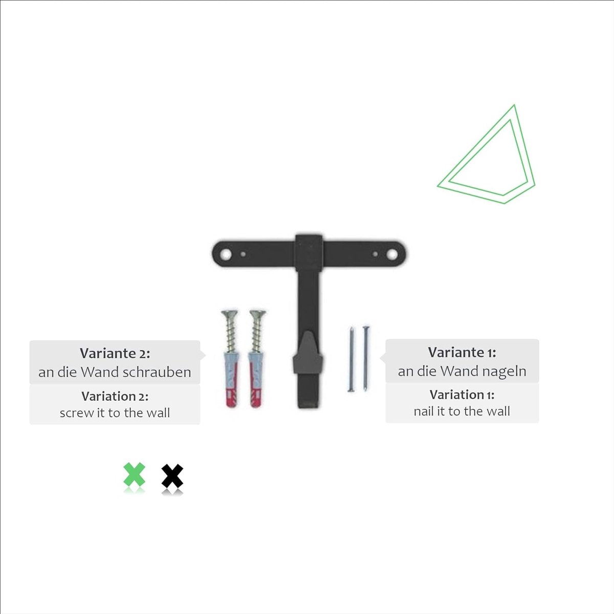 Fotolijst, ophanghaakjes, set van 2, fotohangers voor zware afbeeldingen met lijst tot 4 kg, wandhouder afbeeldingen ophangen, fotohaak, tandhanger, afzonderlijk product