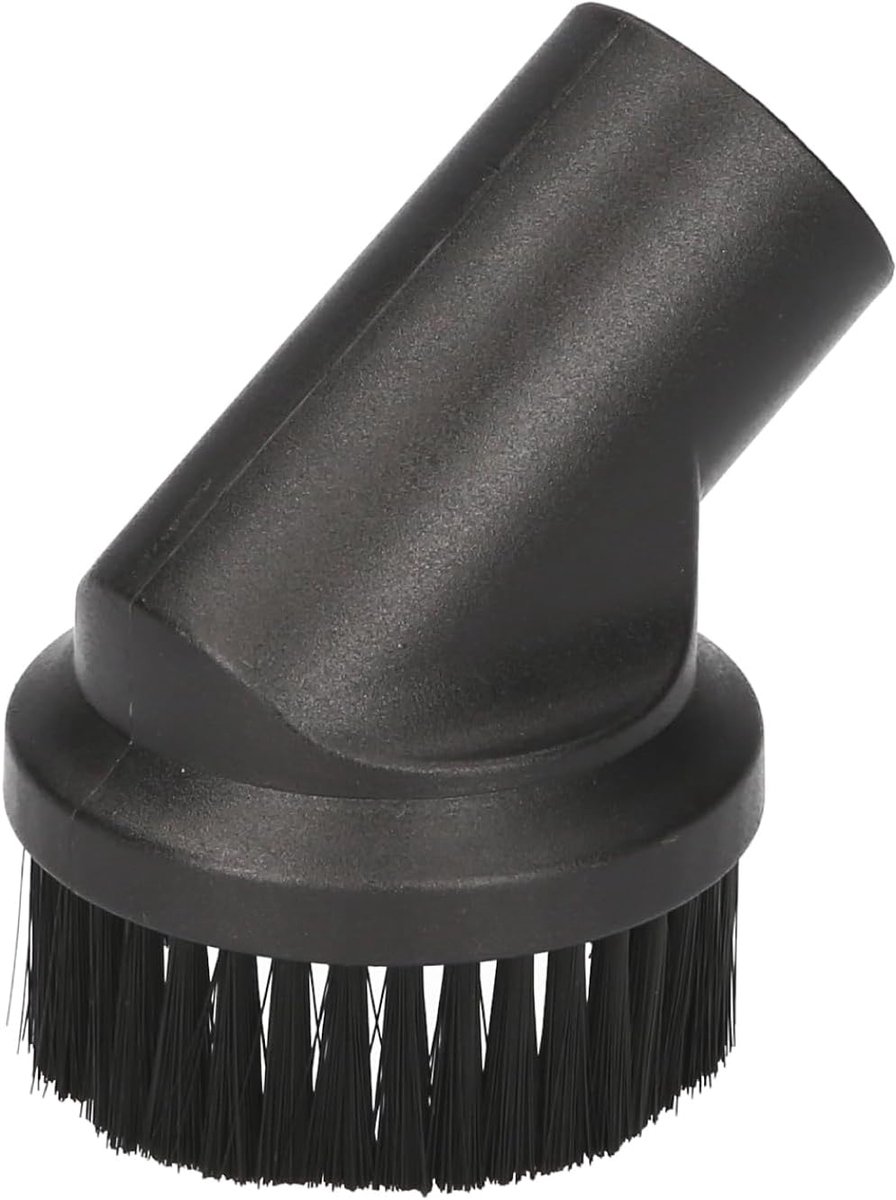 | Meubelborstel 35 mm diameter nylonhaar stug zwart, aansluiting 35 mm, universeel, voor alle merken, meubelmondstuk | compatibel met Bosch, Siemens, Kärcher, Miele