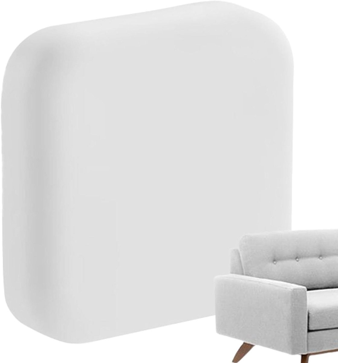 Deurstoppers Muurbeschermer - Wandbeschermer Geluiddemper - Schade Voorkomen - Zelfklevend Siliconen - 42x41x41 mm - Wit