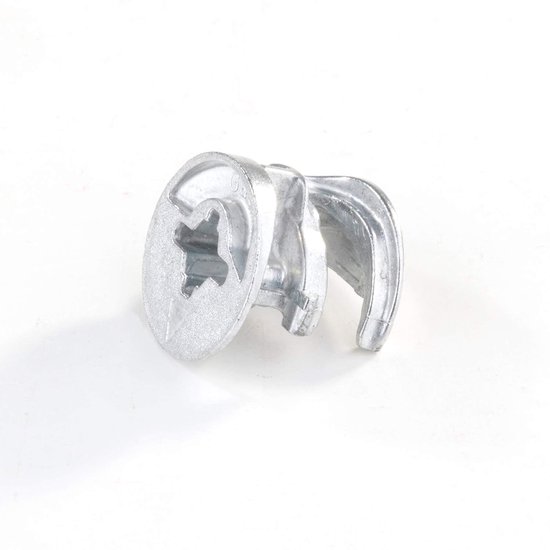 100 x excentrieke meubelverbinders kastverbinders diameter 15 mm plaatdikte 17-18 mm — afbeelding 2