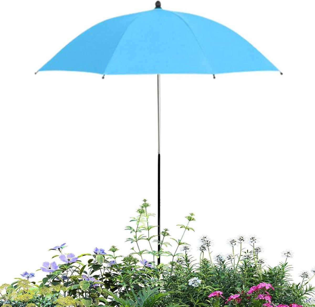 Plantenparaplu - Tuinparaplu Schaduwkap - Planten Beschermen - Luchtstroomontwerp - 103x60 cm - Enkel attribuut