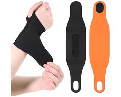 cobee 2 Stuks Polsbrace Band, Polsbrace voor Carpale Tunnel Nachtondersteuning, Ultradunne Elastische Compressie Polswikkels voor Links Rechts Hand Fitness Sport Tennis