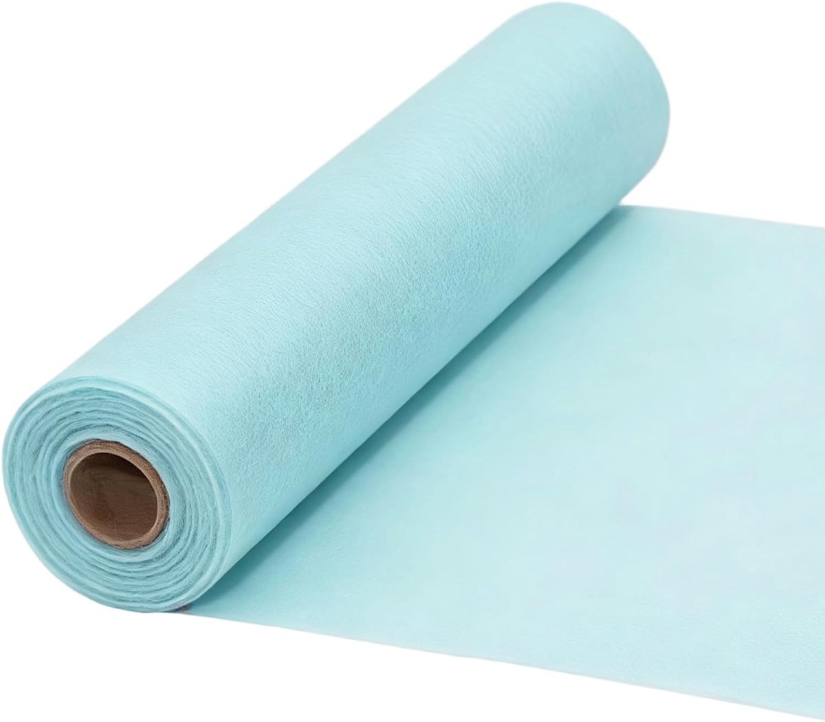tafelloper Lichtblauw, 25 m x 30 cm decoratieve tafelband, tafeldecoratie tafelloper rol voor verjaardagen, bruiloften, doopfeesten communie en andere feesten