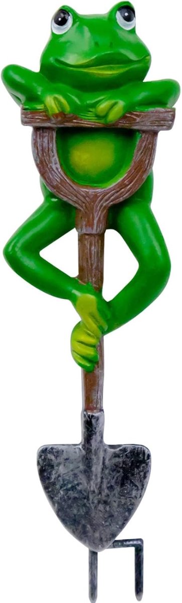 Ornament voor Vijver, Leuke Tuindecoratie Openlucht Tuin Standbeelden, Kikker Cadeau voor Housewarming, Verjaardag & Kerstmis
