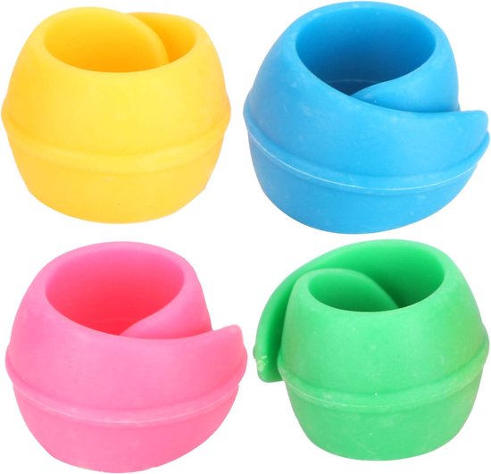 60 Stuks Draadspoel Houders Set, Siliconen Clips en Plastic Klemmen voor Borduurwerk en Naaiwerk — afbeelding 5