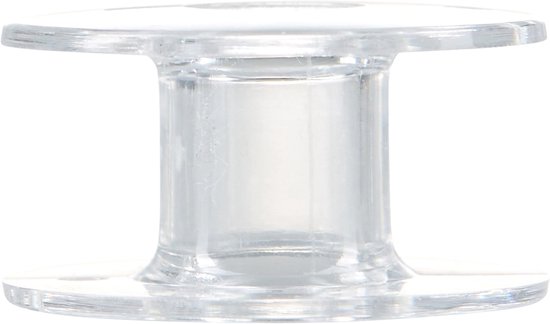 331800000195 Spoel Voor Naaimachine, Set Van 10 Plastic Spoelen, Onderdraad Voor Gangbare Naaimachines, Accessoires Naaimachine, Transparant, 1.5 X 1.5 X 1 Cm — afbeelding 3