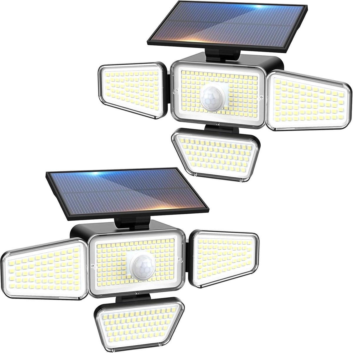 Peasur Solar Lights Outdoor Motion Sensor 318 LED Solar Lights Outdoor IP65 Waterproof Solar Lights for Garden - ShopVlot