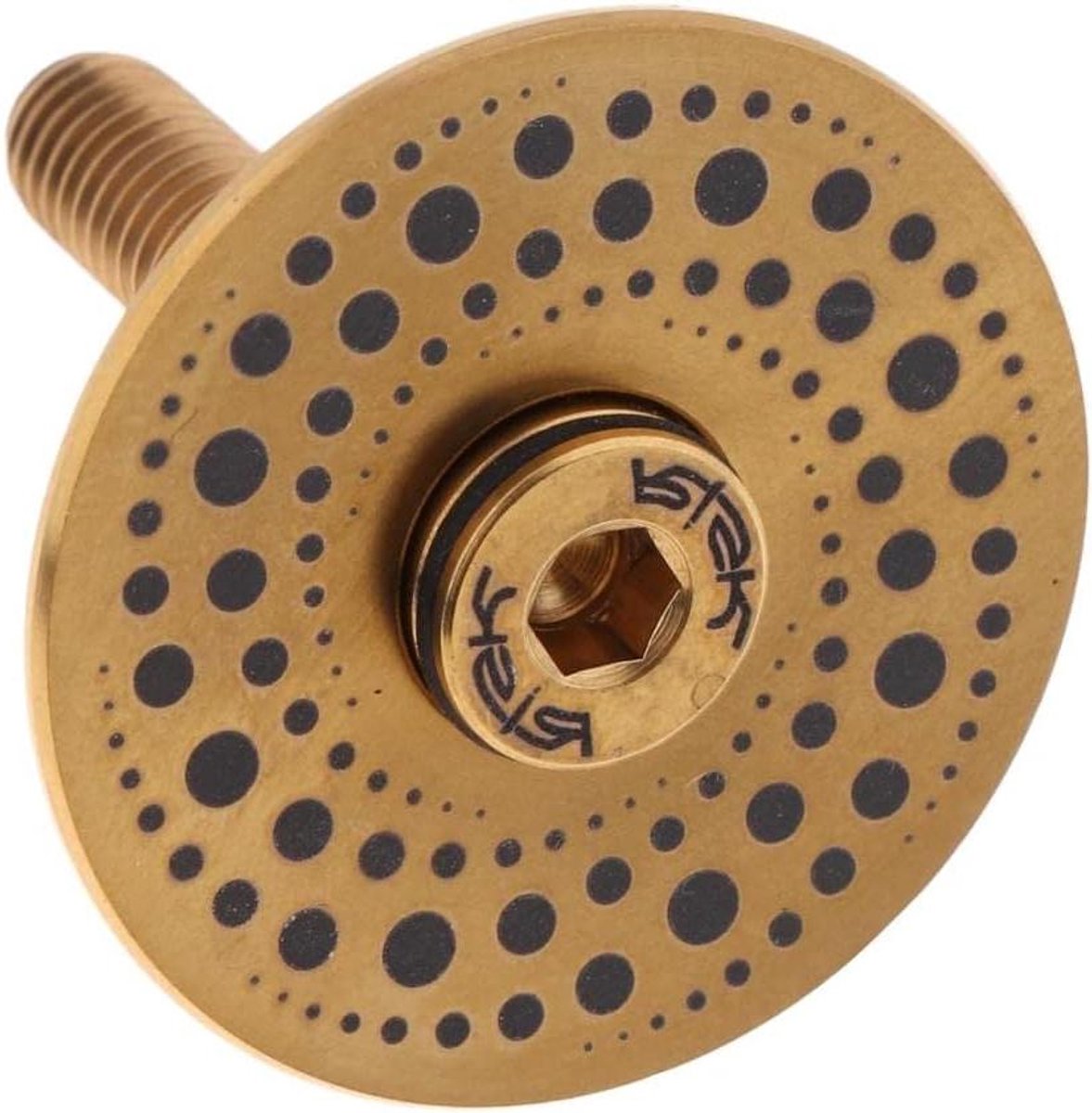 Fiets Balhoofd Set - Stuurpen Schroef - Fiets Onderhoud - Titanium Legering - 31.8mm Diameter - Zwart