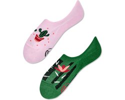 Many Mornings onzichtbare unisex sneakersokken - Summer Cactus No Show - Unisex - Maat: 35 - 38