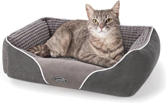 Bureau Kattenbed Kattenhangmat 35×35×48cm Crème Wit