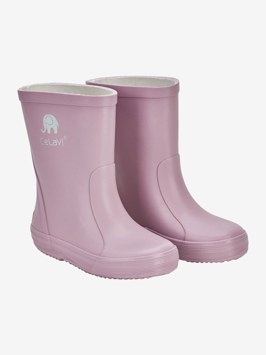 Celavi - Basic regenlaarzen voor kinderen - Solid - Mauve Shadow - maat 35EU