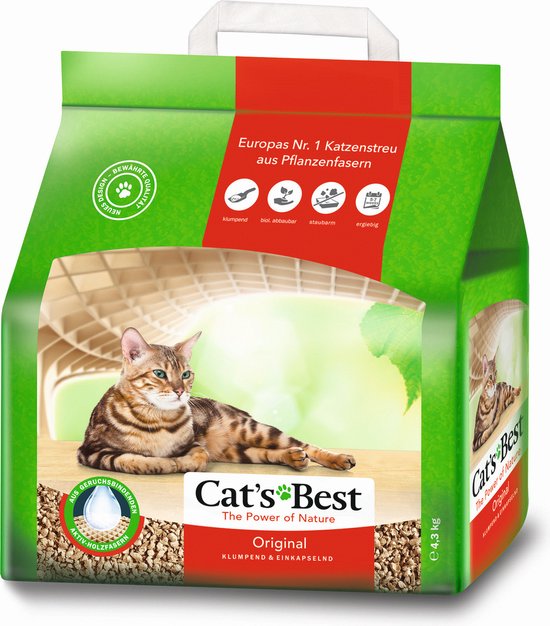 Cat's Best Oko Plus Korrels - Kattenbakvulling - 10 l