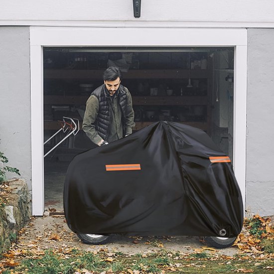 Grote maten Zwarte waterdichte Regenjas 2XL-8XL - Grote Maten Winkel