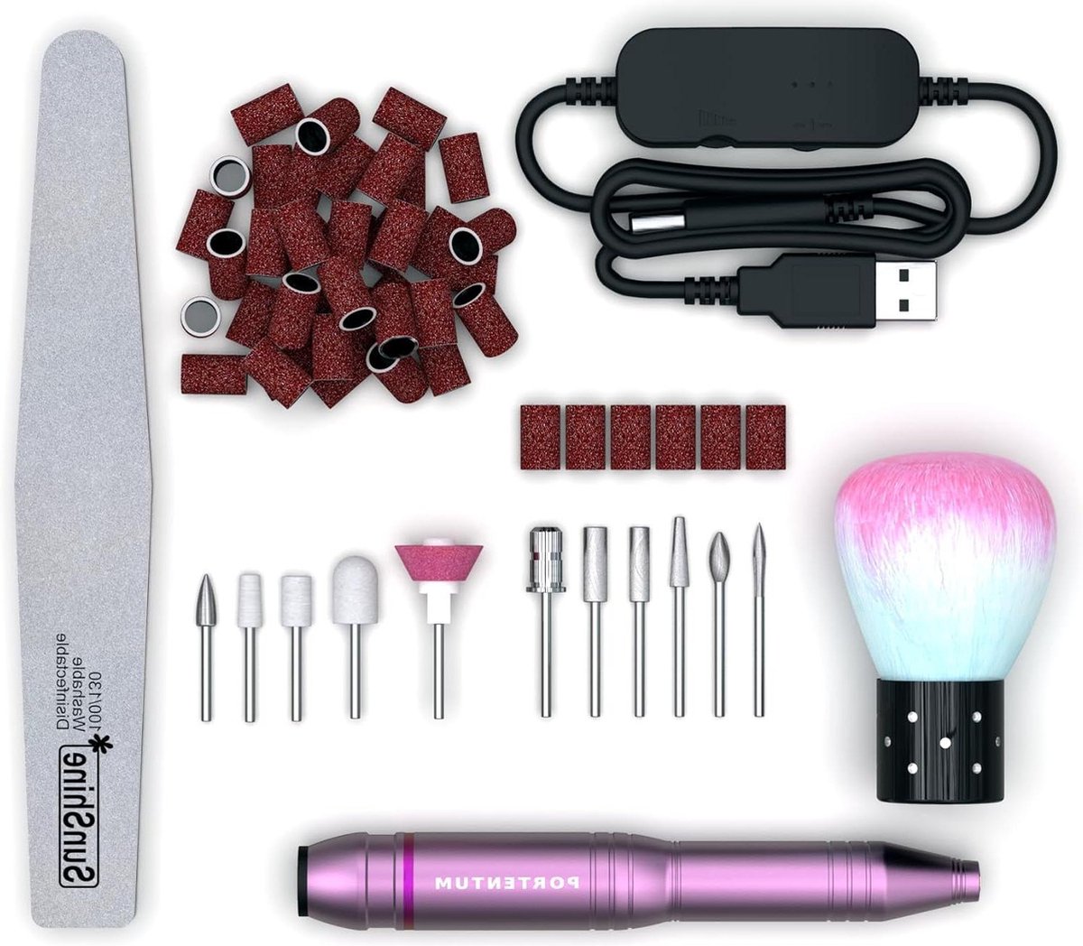 Goedkoopste Manicure Set Elektrische Nageldraaimachine 13-in-1 25.000 Omw/Min Semi-permanente Nagels Vijl Veilig Krachtig