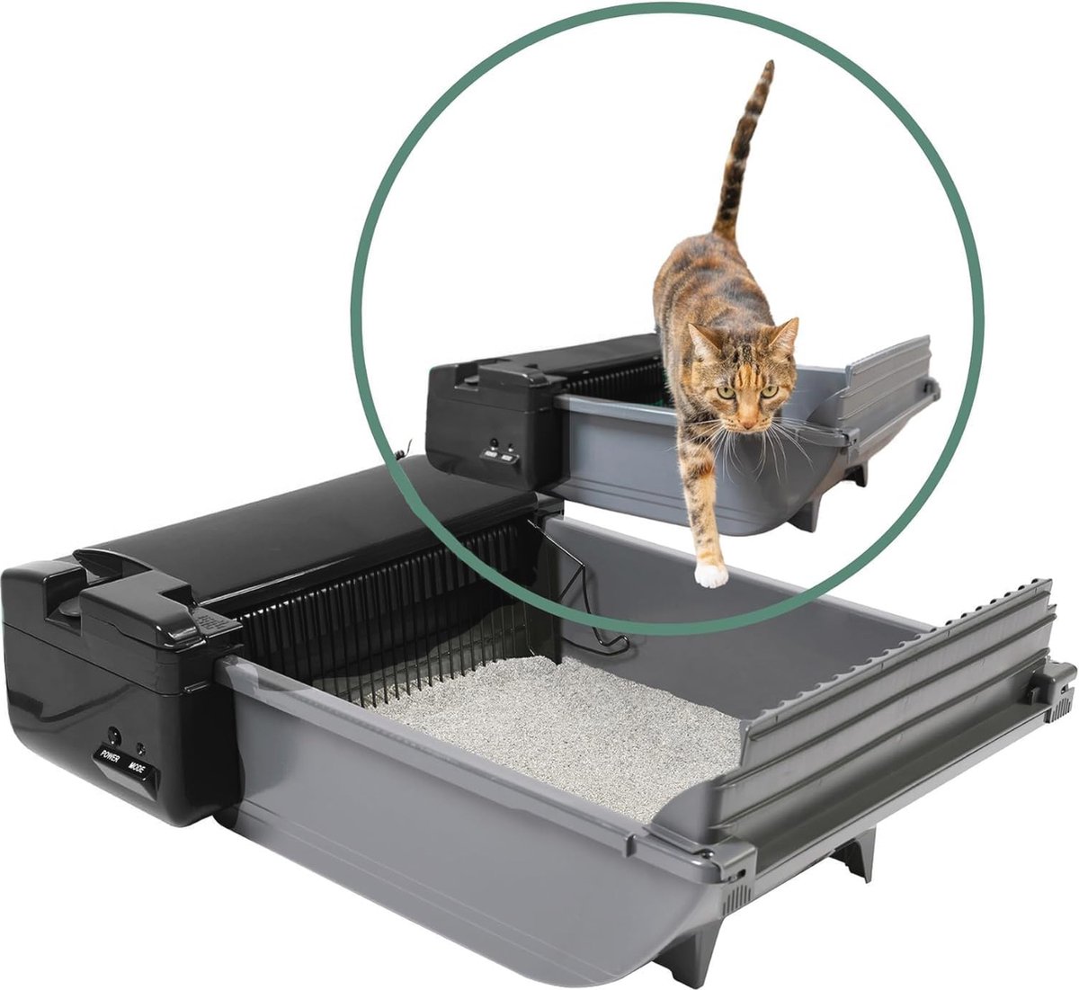 Goedkoopste Zelfreinigende kattenbak met slimme sensor - ideaal voor 2 katten