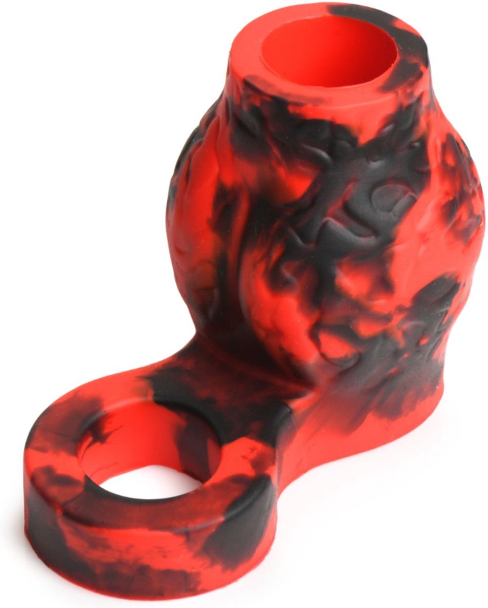 Creature Cocks - Hell Hound Ballstretcher - Rood
