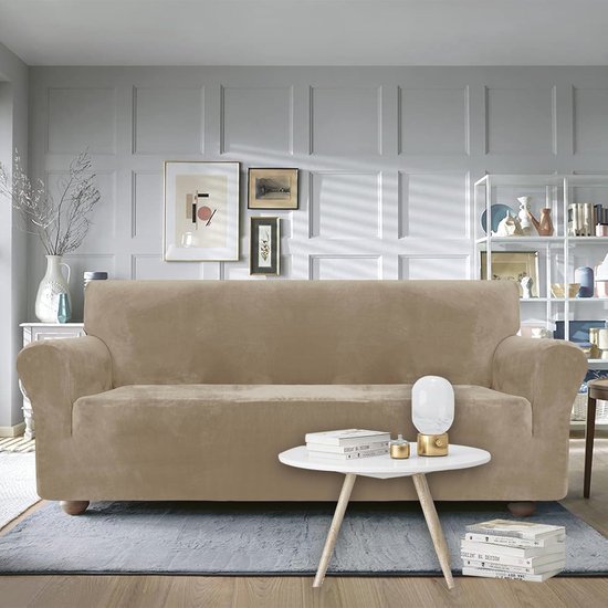 YSTELLAA Stretch Bankhoes 2 Zits, Universele Bankhoezen Met Armleuningen, Elastische Sofahoes Voor Woonkamer, Krasbestendig Sofa Meubelhoes Voor Huisdier Vriendelijke, Blauw
