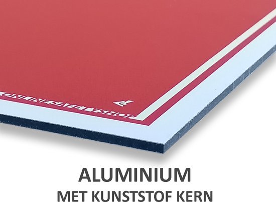 Verboden toegang na schooltijd bord - Aluminium - 40 x 30 cm - Weerbestendig