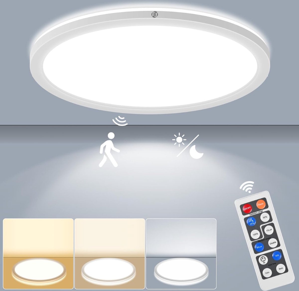 Equivera Plafonaire Lamp - Lamp - Plafond Lamp - Plafonnaire Lamp - Plafondlamp wit