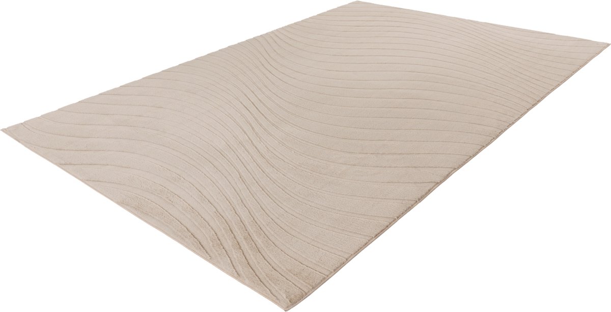 Lalee Comfort - Japandi Vloerkleed - Superzacht - Karpet - Tapijt hoog laag polig effen Fluffy 200x290 cm beige