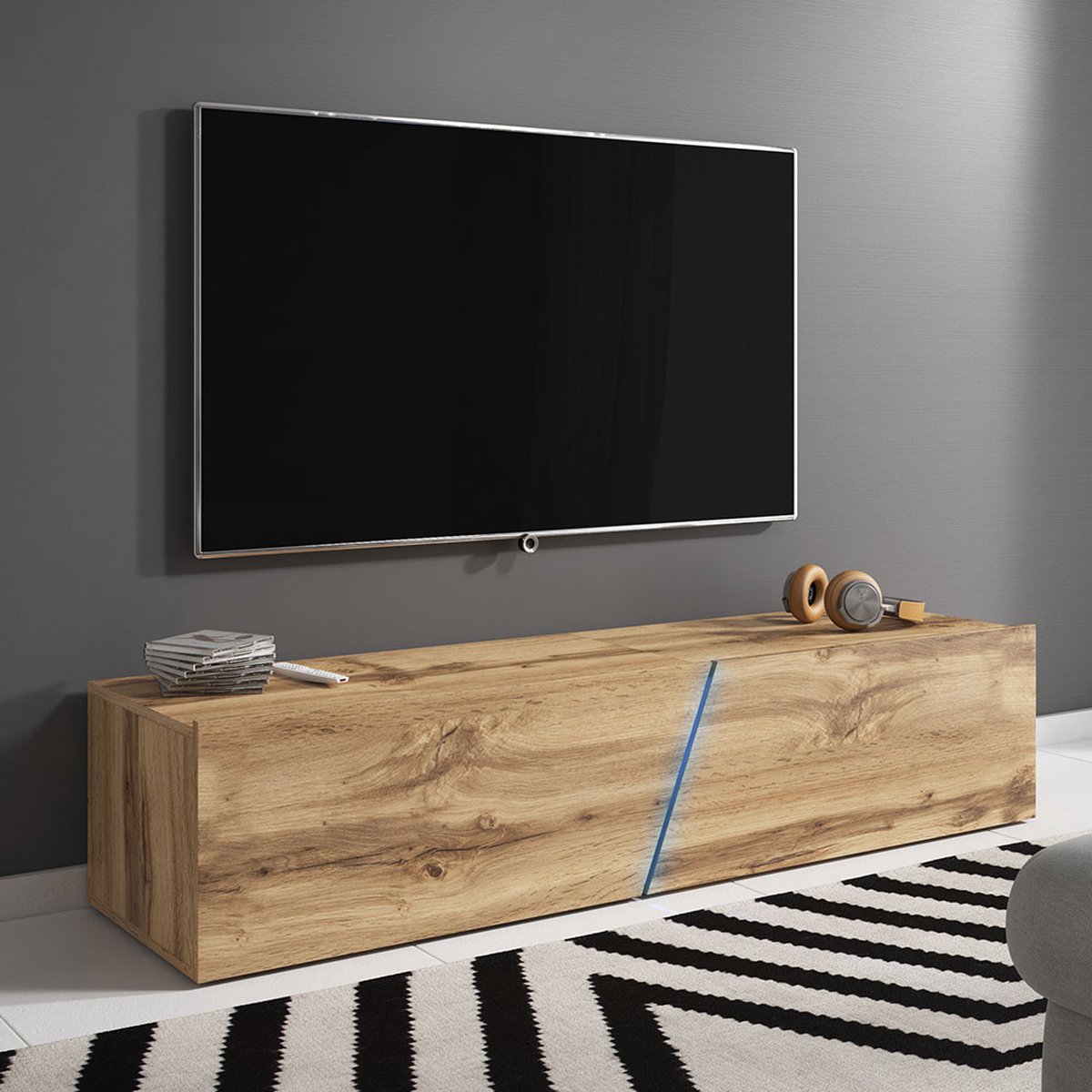 TV-meubel Valeria Eik