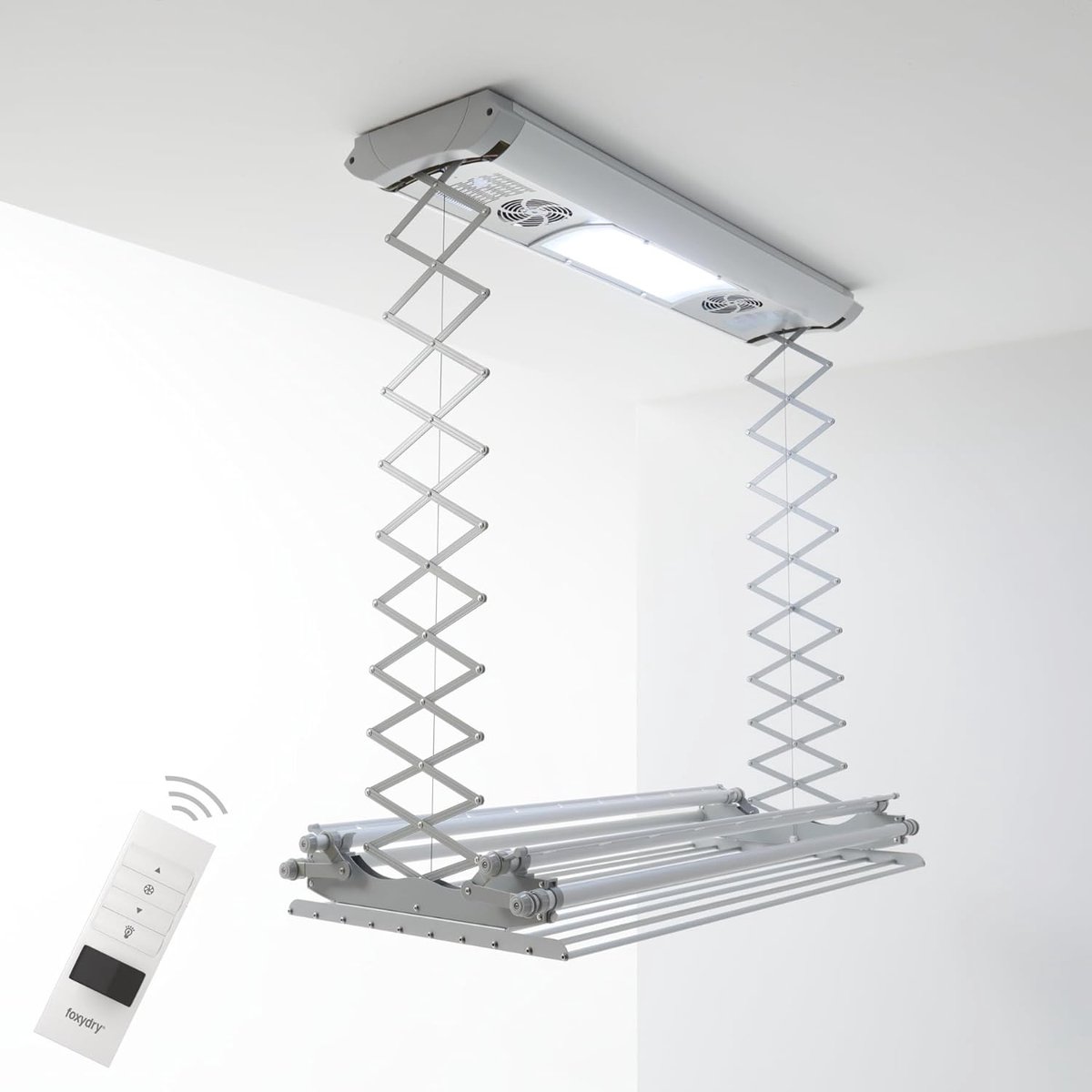 Goedkoopste Ruimtebesparend Elektrisch Droogrek met Afstandsbediening voor Plafond en Muur