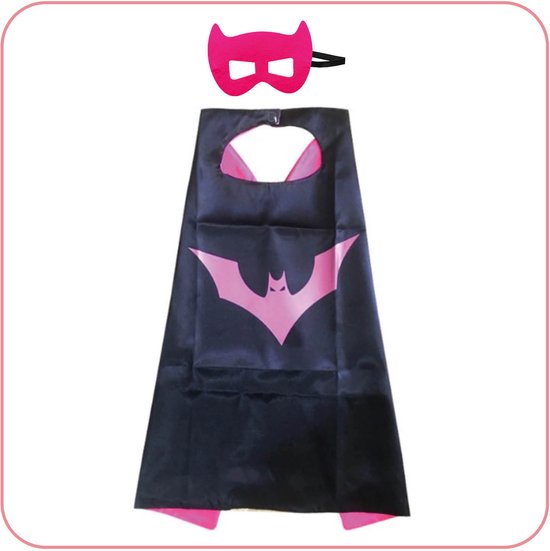 Carnavalskleding meisjes - Cape + Masker - Batgirl - carnavals kostuum kinderen