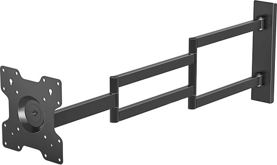 XTRARM TiTon T 80 cm, TV muurbeugel, lange zwenkarm, zwenken, uittrekken, TV ca. 32-75 tot 60kg, VESA 400x400mm