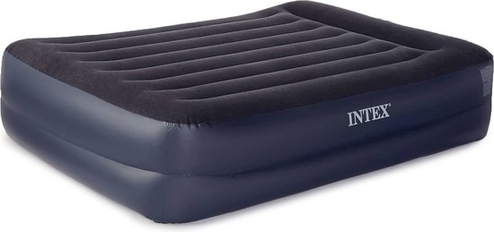 Extra dik 2-persoons Intex luchtbed met USB-pomp