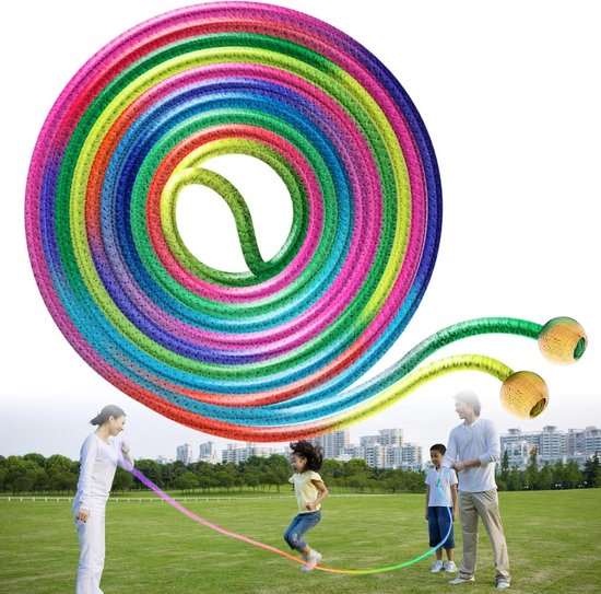 OTraki Verstelbaar springtouw voor kinderen, 2 stuks, 200 cm