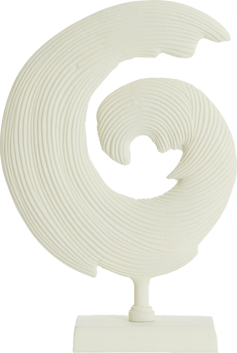 Light&living Ornament op voet 29x10x40 cm SHWIBA crème
