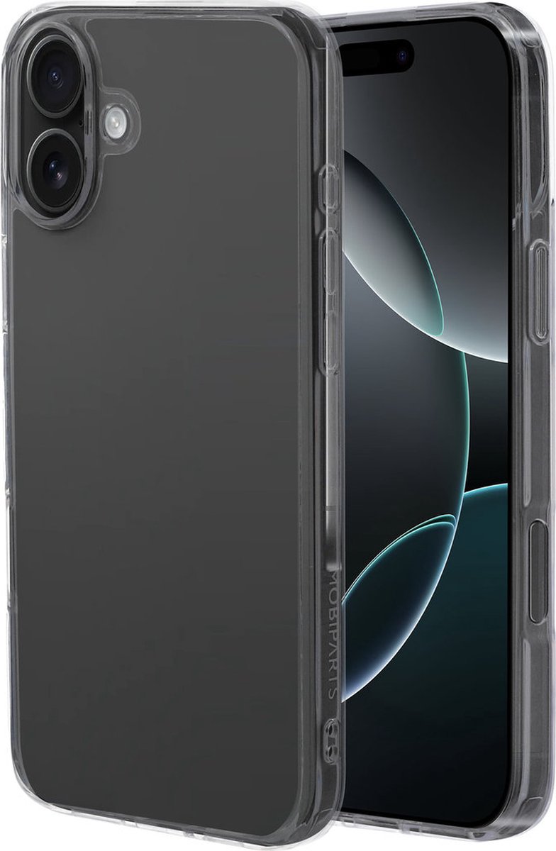 Mobiparts hoesje geschikt voor Apple iPhone 16 Plus - Hardcover - Transparant