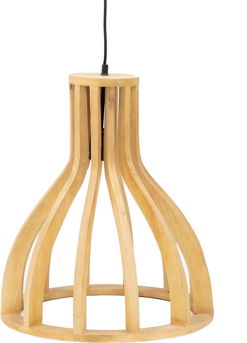 Giga Meubel Hanglamp Samé - Rond - Naturel - 36cm