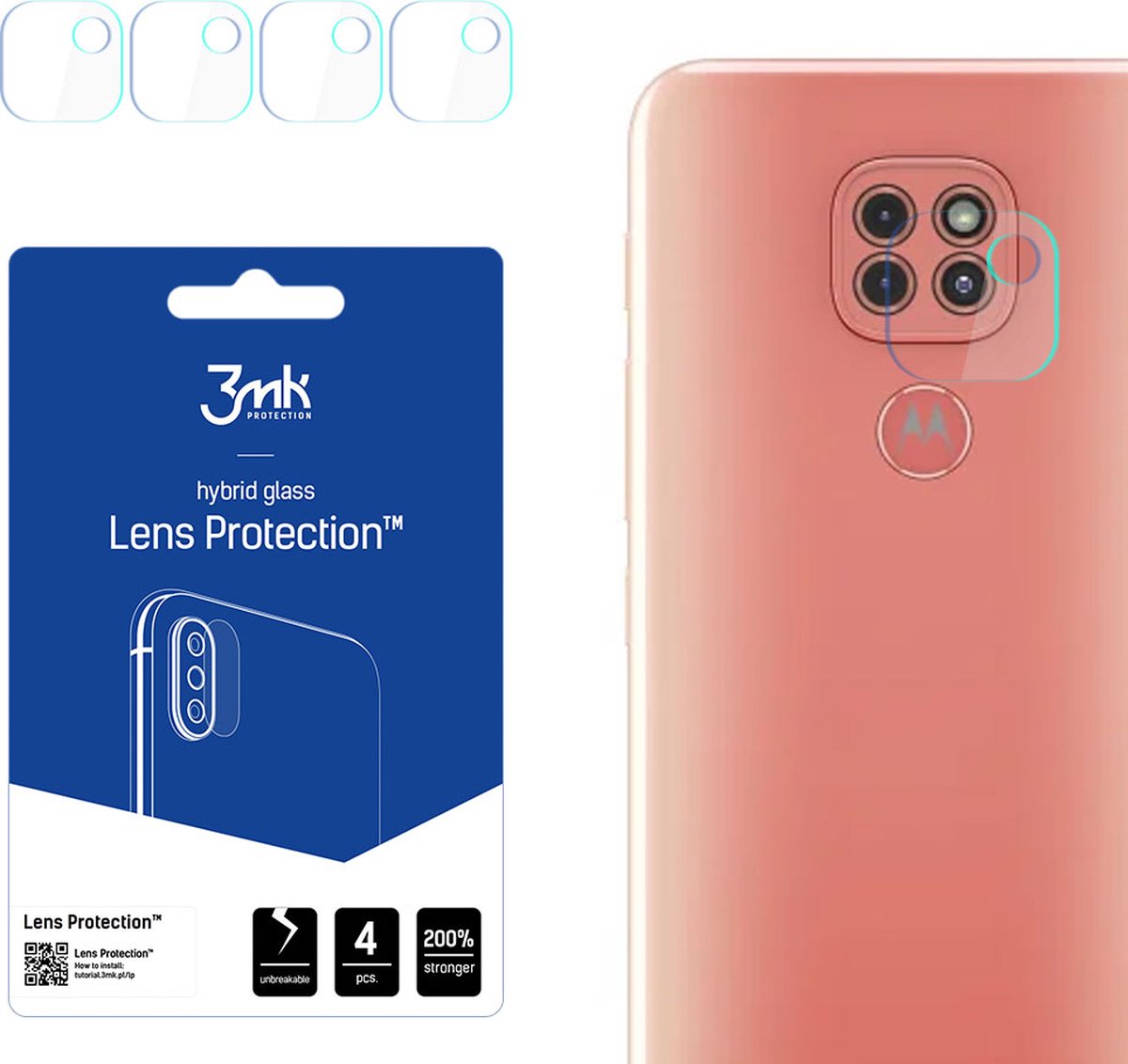 Motorola Moto E7 - 3mk Lens Protection