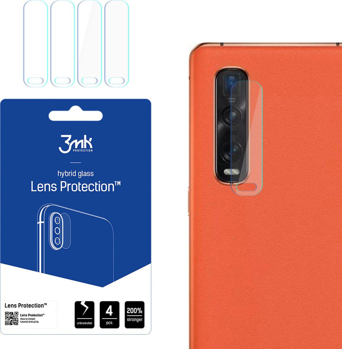 Oppo Find X2 Pro - 3mk Lens Protection
