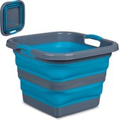 Addis Vouw Flat Easy Store wasmand mand mand grijs & munt, 38 liter 518163