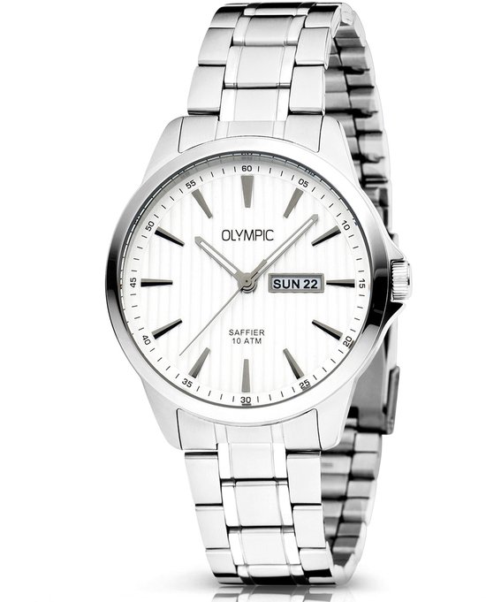 Olympic OL26HSS311 JOHN Horloge Staal Staal Zilver bol
