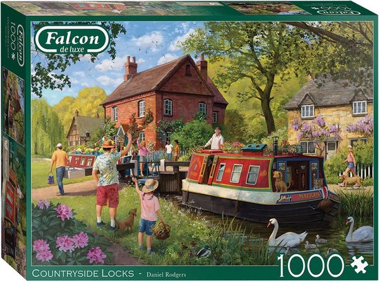 Diset Jumbo, Falcon De Luxe - The Vegetable Garden, Jigsaw Puzzles For Adults 1000 Piece